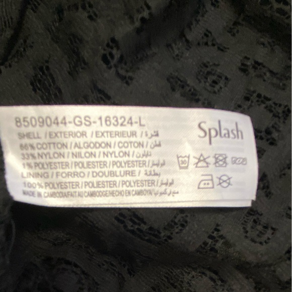 Xtreme brand-Black lace dress, medium size - Picture 8 of 14